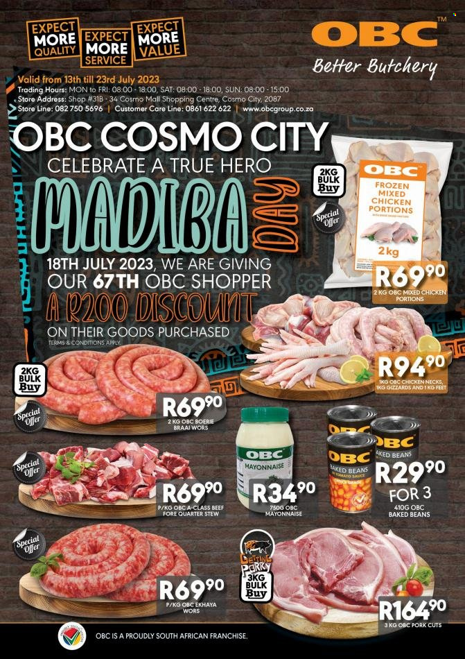OBC specials - 13/07/2023 - 23/07/2023. Page 1