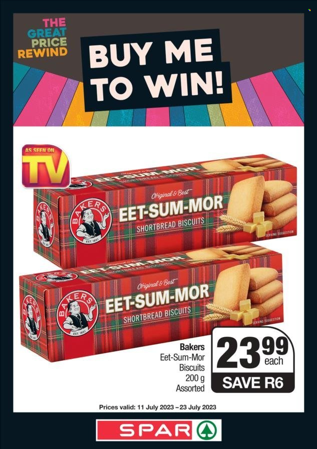 SPAR specials - 11/07/2023 - 23/07/2023. Page 1
