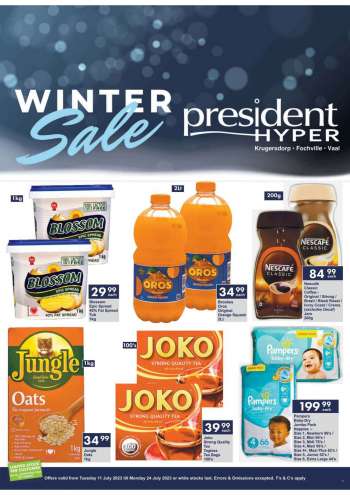 President Hyper catalogue  - 11/07/2023 - 24/07/2023.