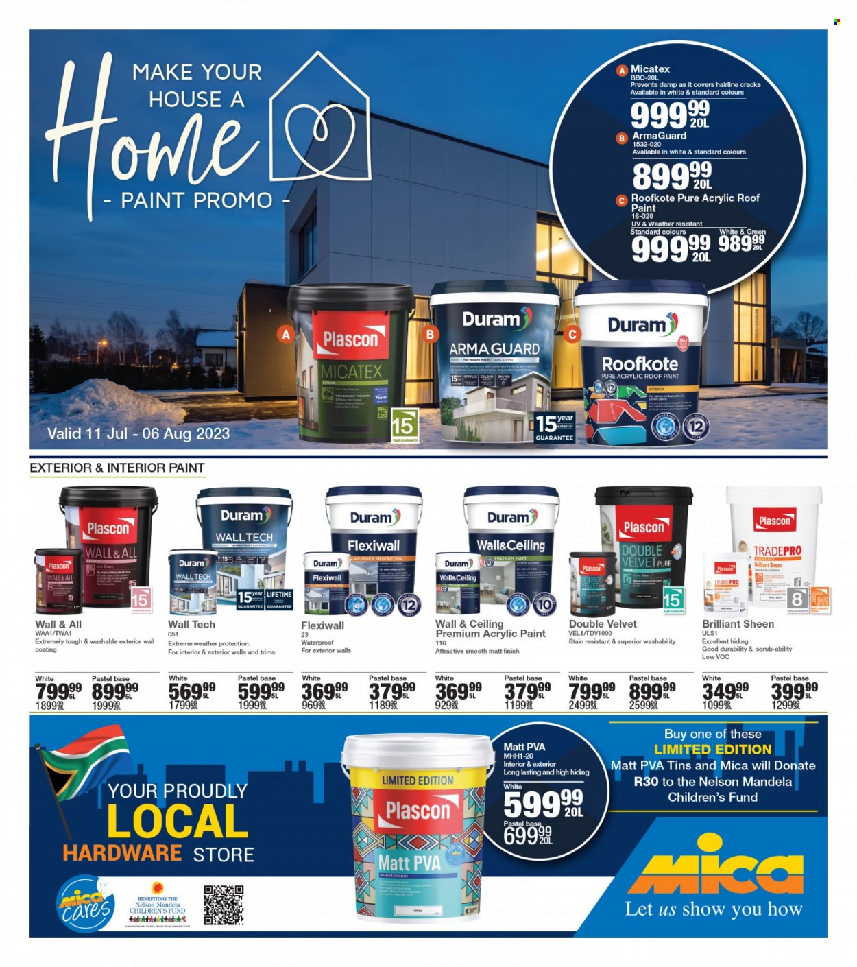 Mica specials - 11/07/2023 - 06/08/2023. Page 1