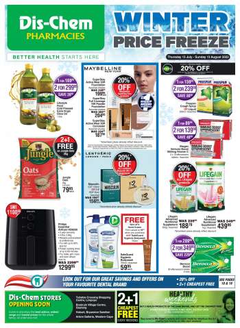Dis-Chem catalogue  - 13/07/2023 - 13/08/2023.