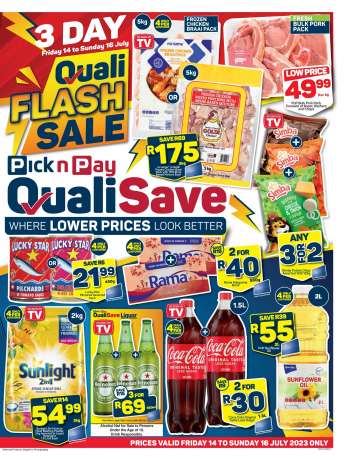 Pick n Pay QualiSave catalogue  - 14/07/2023 - 16/07/2023.