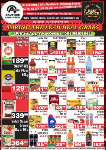 Advance Cash & Carry catalogue  - 17/07/2023 - 19/07/2023.