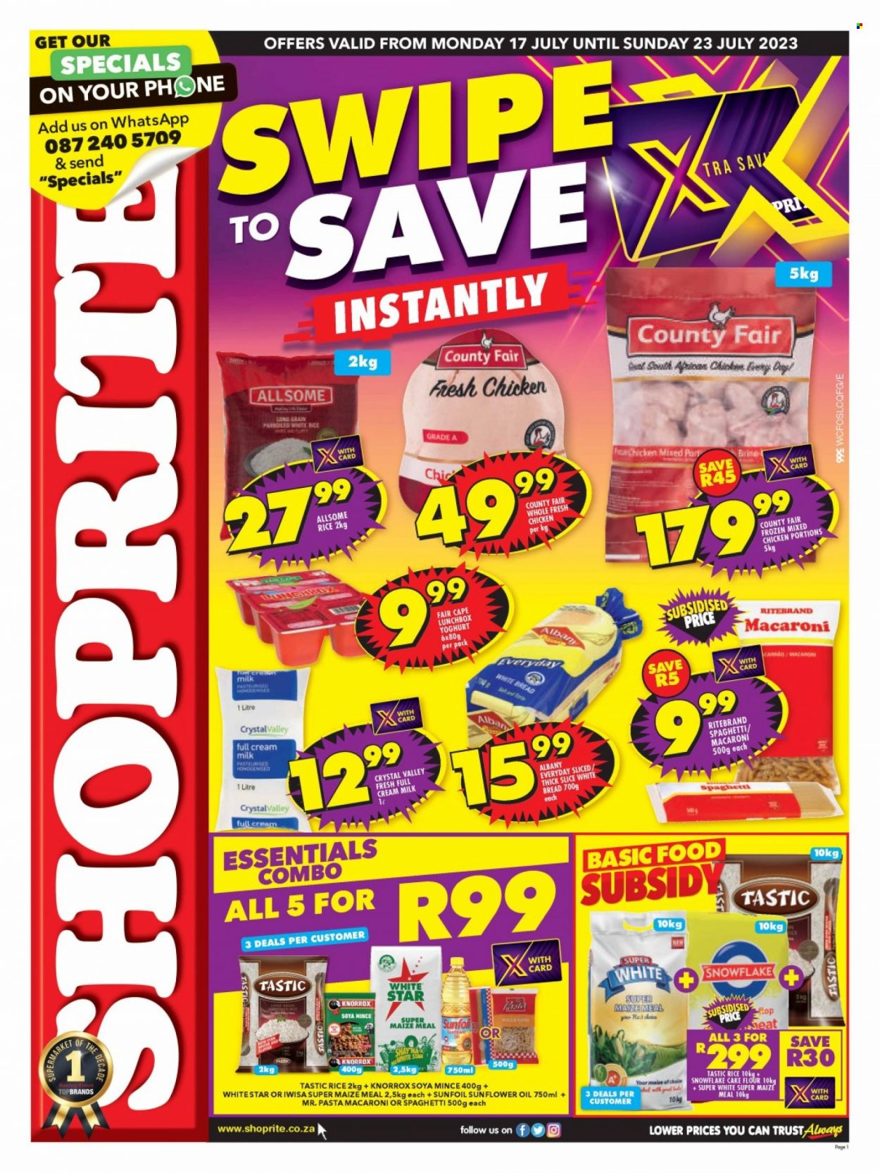 Shoprite specials - 17/07/2023 - 23/07/2023. Page 1