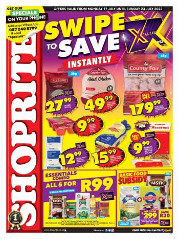 Shoprite catalogue  - 17/07/2023 - 23/07/2023.