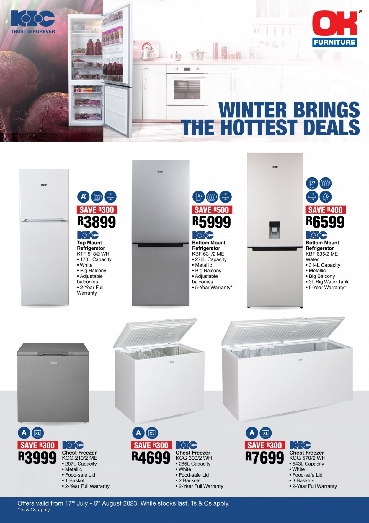 OK Furniture specials - 17/07/2023 - 06/08/2023. Page 1