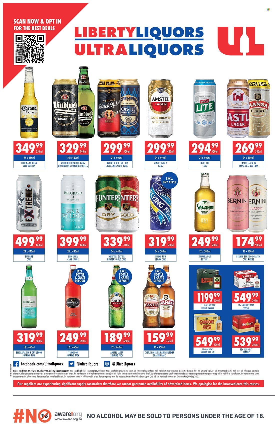 Liberty Liquors specials - 17/07/2023 - 31/07/2023. Page 4