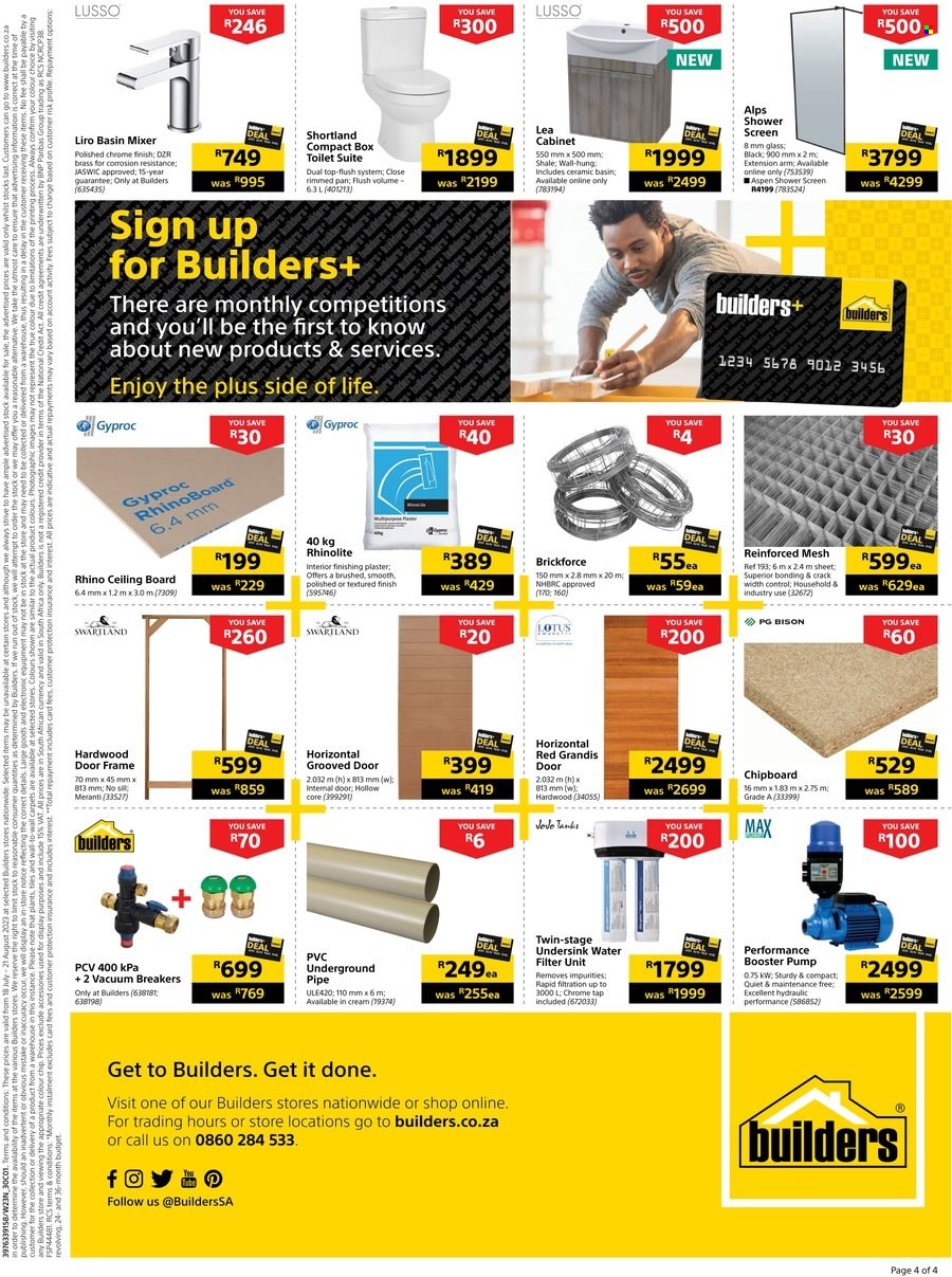 Builders specials - 18/07/2023 - 21/08/2023. Page 4
