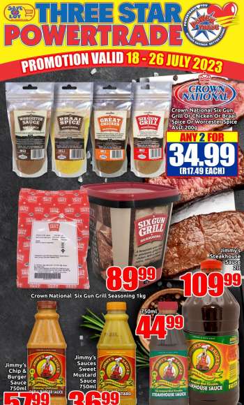 Three Star Cash and Carry catalogue  - 18/07/2023 - 26/07/2023.