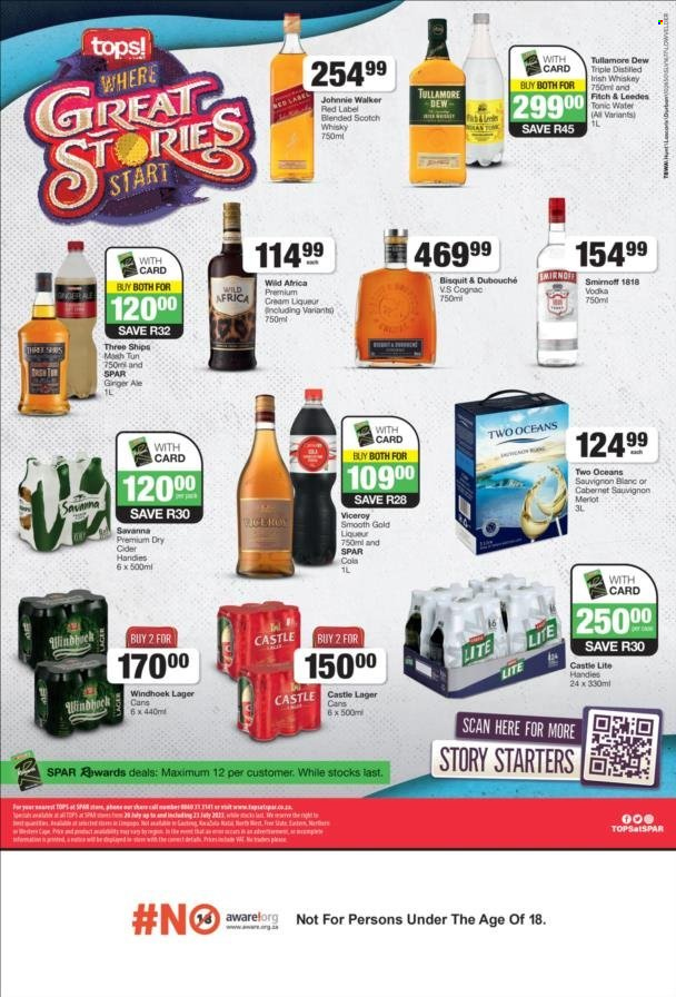 TOPS at SPAR specials - 20/07/2023 - 23/07/2023. Page 1