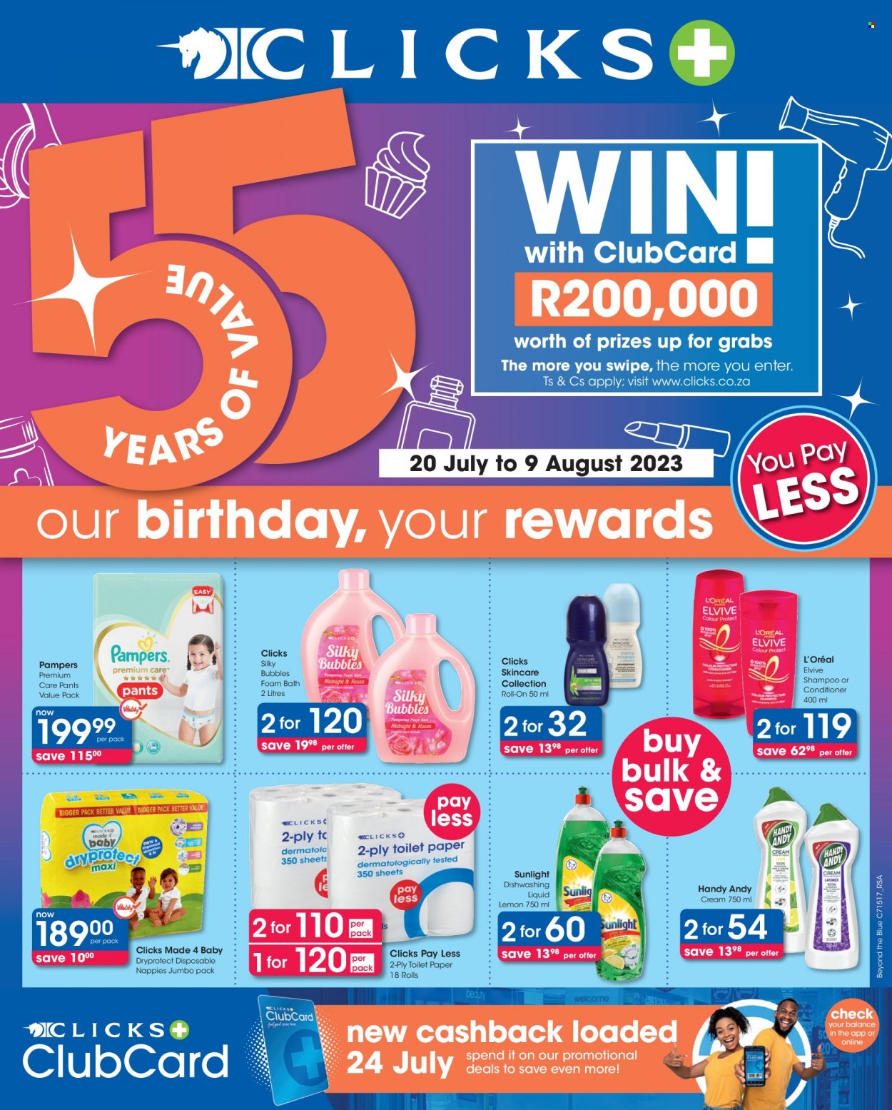 Clicks specials - 20/07/2023 - 09/08/2023. Page 1