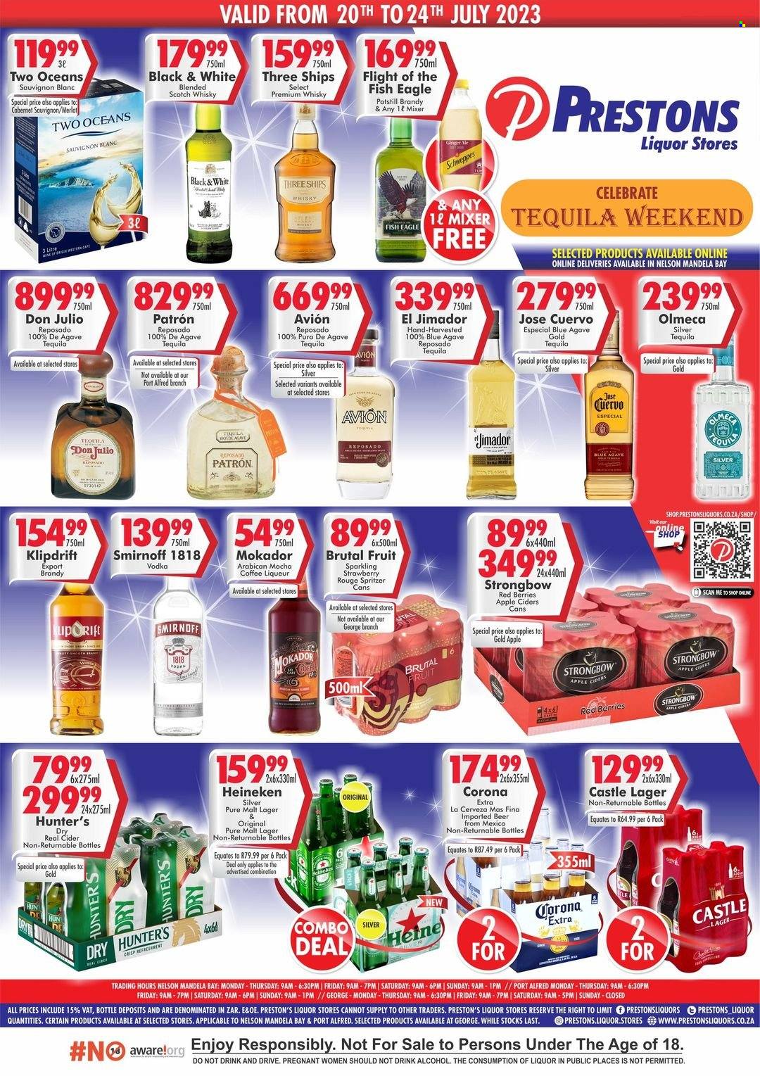 Prestons Liquor Stores specials - 20/07/2023 - 24/07/2023. Page 1