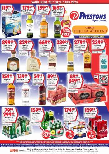 Prestons Liquor Stores catalogue  - 20/07/2023 - 24/07/2023.