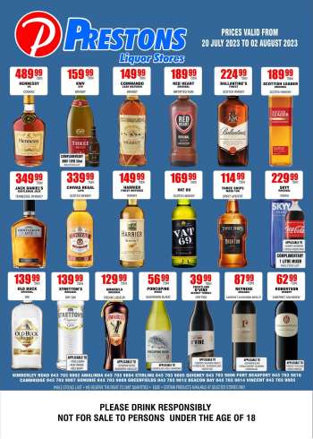 Prestons Liquor Stores catalogue  - 20/07/2023 - 02/08/2023.