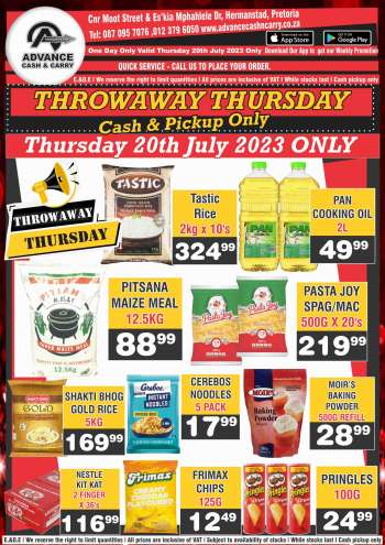 Advance Cash & Carry catalogue  - 20/07/2023 - 20/07/2023.
