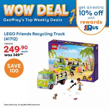 Toys R Us catalogue  - 21/07/2023 - 27/07/2023.