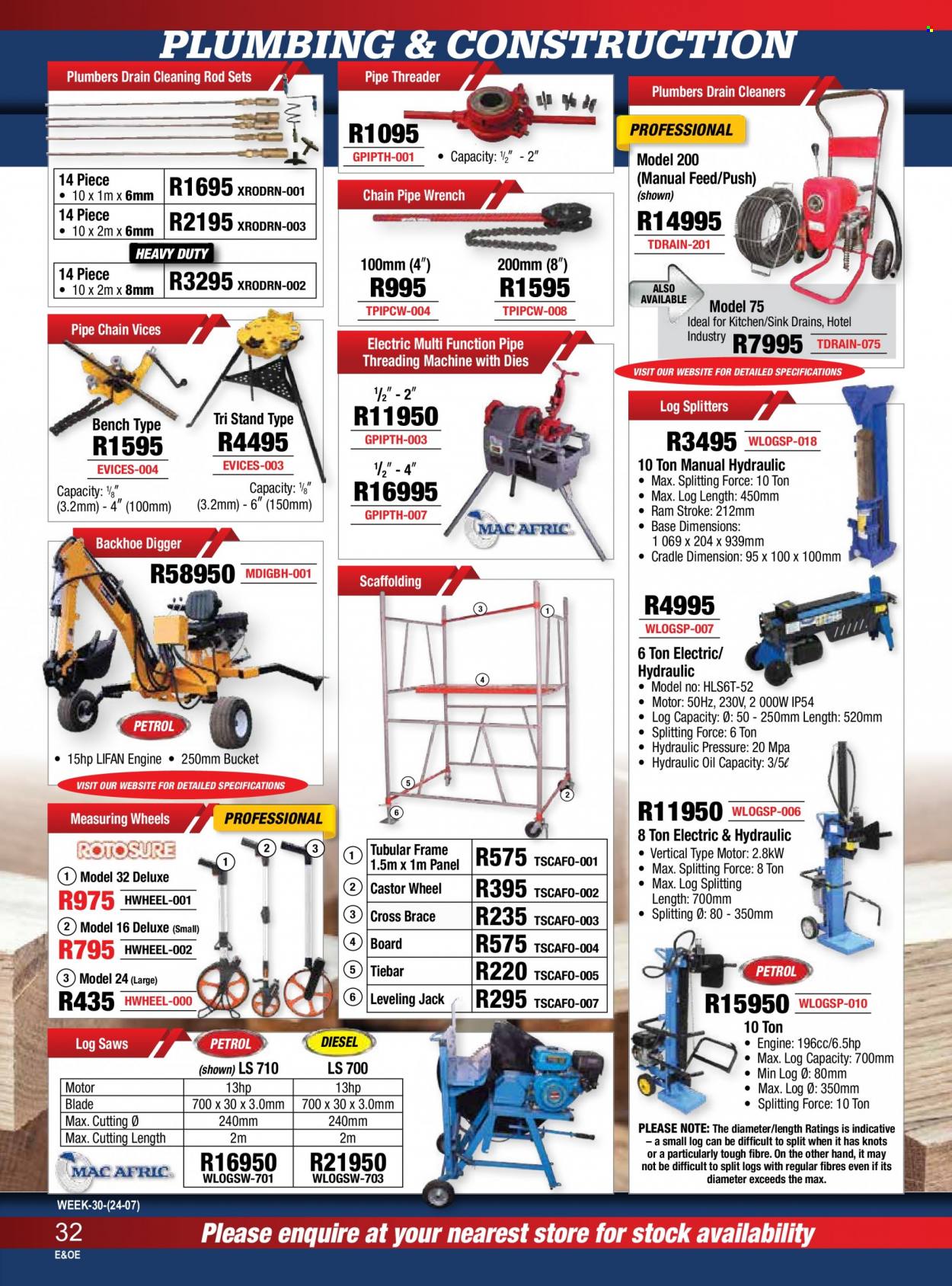 Adendorff Machinery Mart specials. Page 34