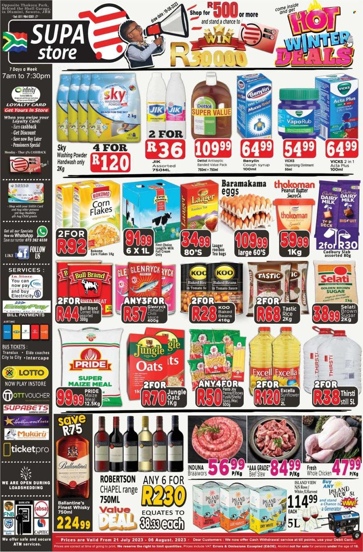 Supa Store specials - 21/07/2023 - 06/08/2023. Page 1