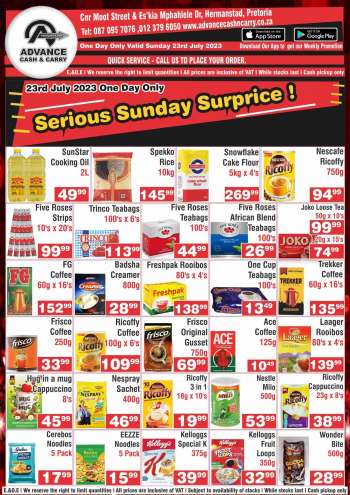 Advance Cash & Carry catalogue  - 23/07/2023 - 23/07/2023.