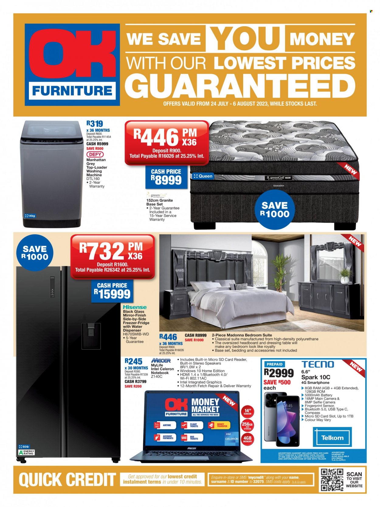 OK Furniture specials - 24/07/2023 - 06/08/2023. Page 1