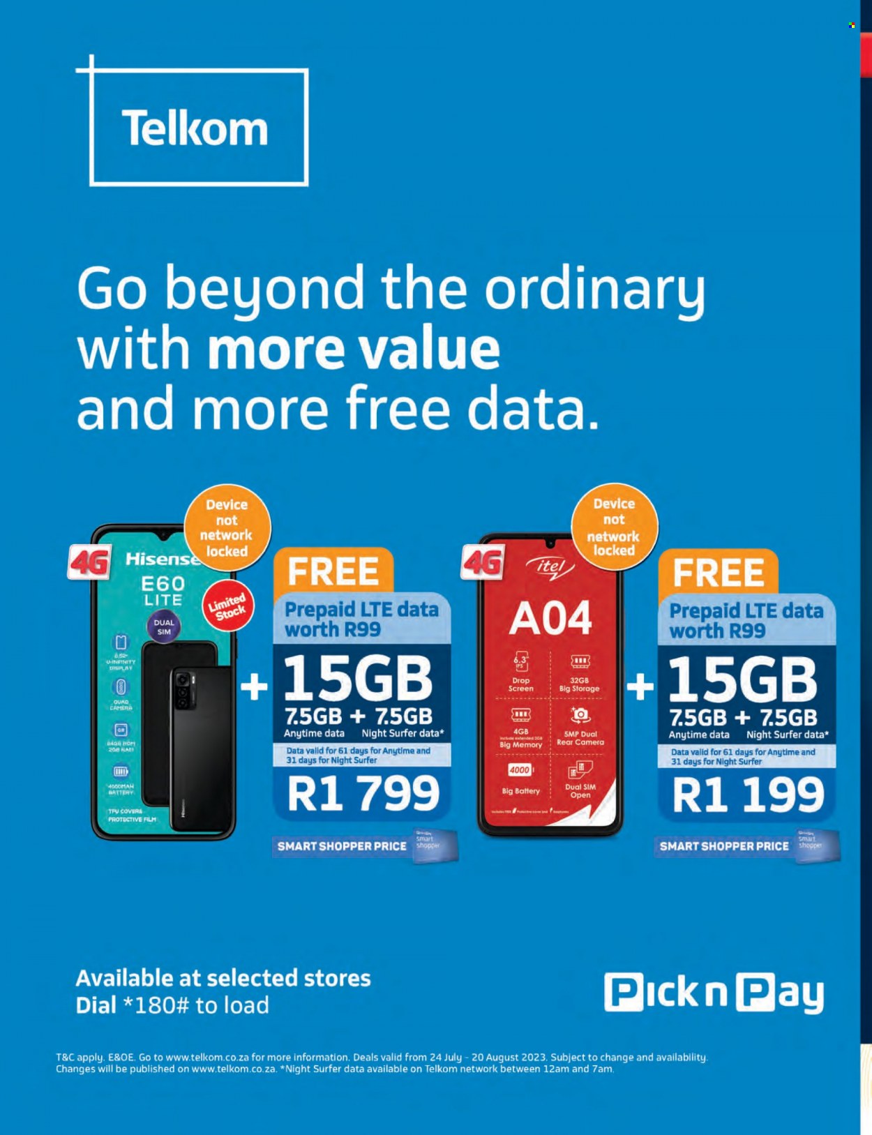 Pick n Pay Hypermarket specials - 24/07/2023 - 20/08/2023. Page 8