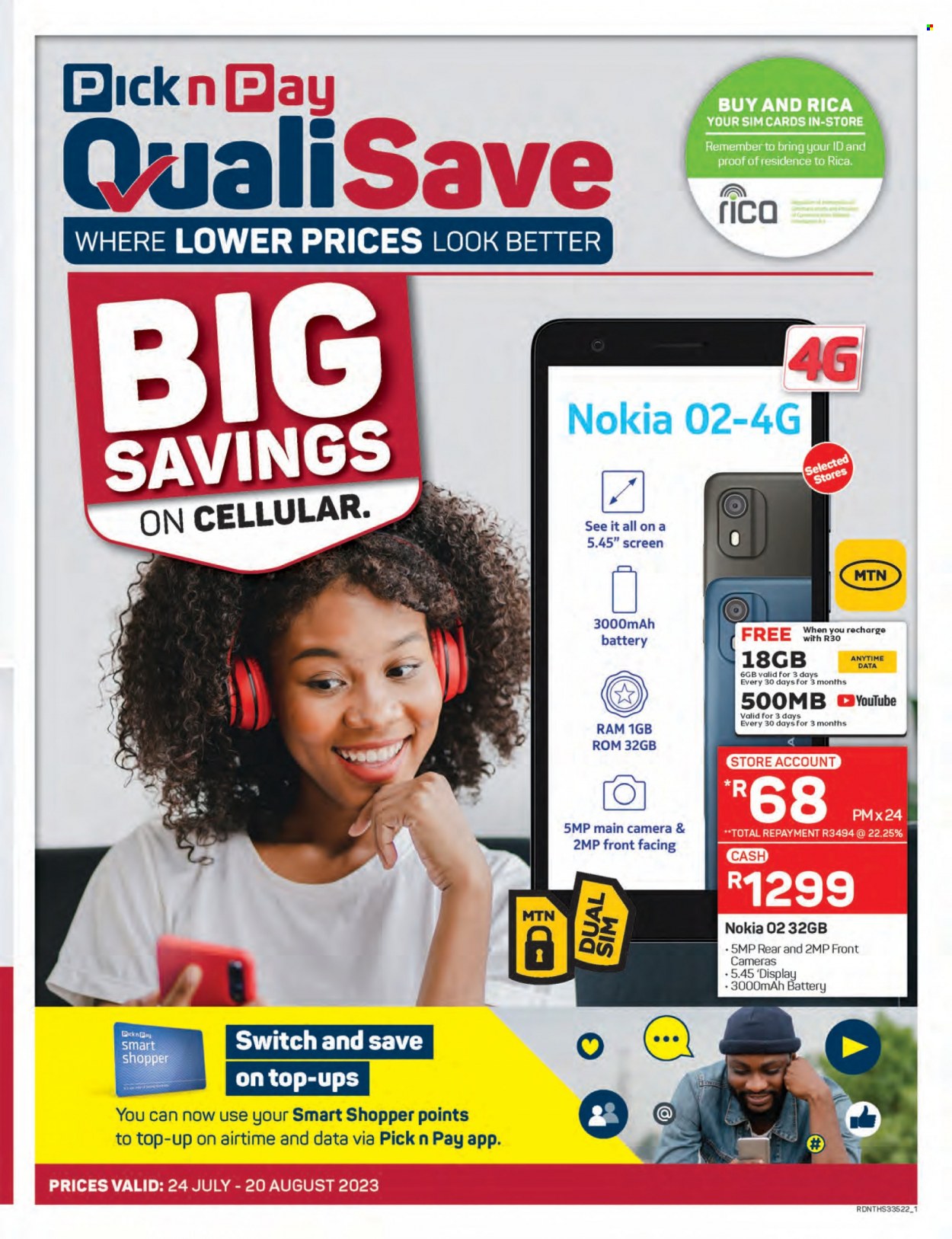 Pick n Pay specials - 24/07/2023 - 20/08/2023. Page 1
