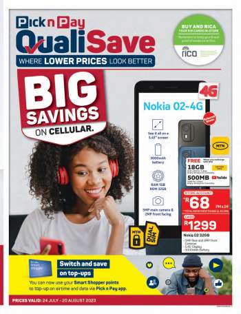 Pick n Pay catalogue  - 24/07/2023 - 20/08/2023.