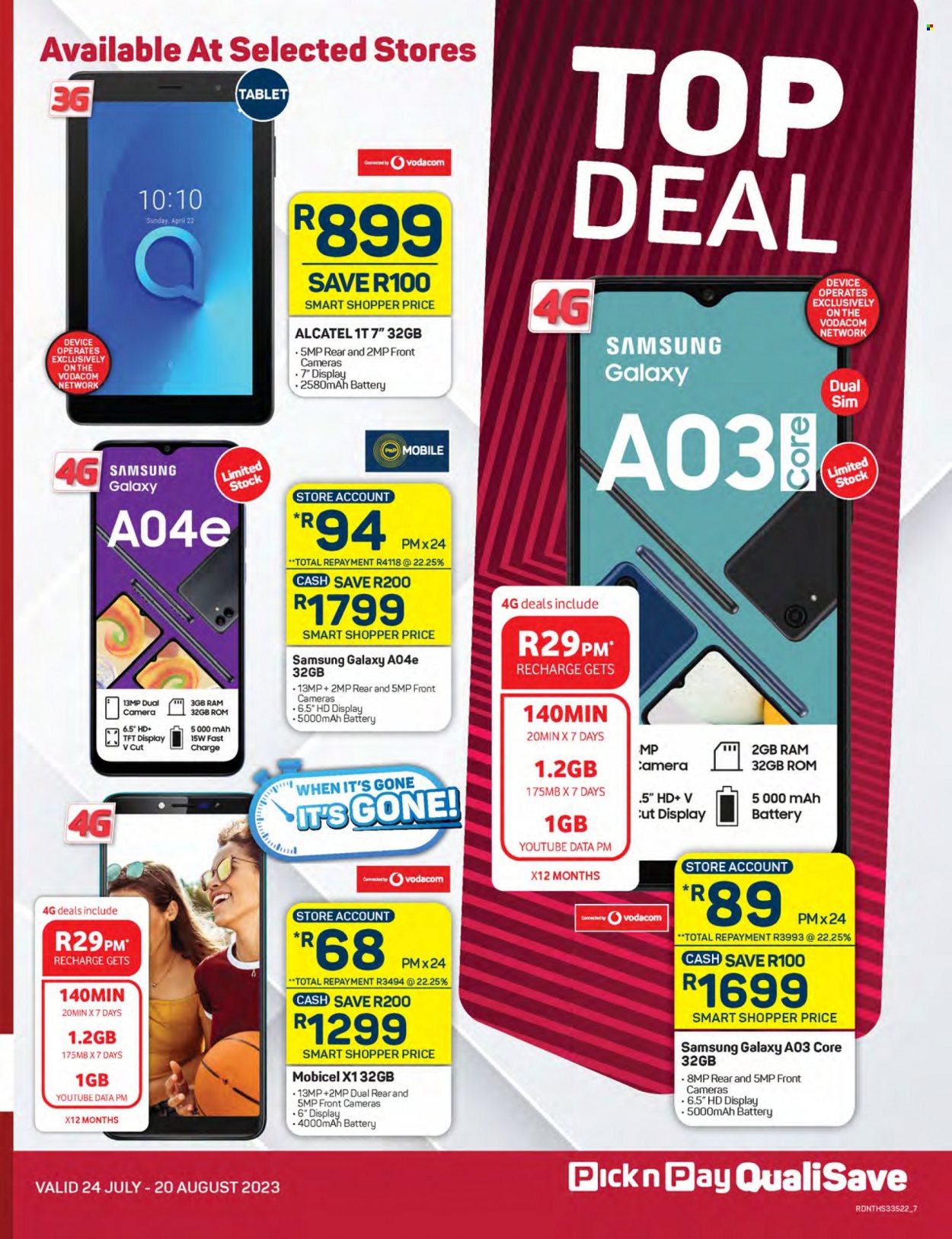 Pick n Pay specials - 24/07/2023 - 20/08/2023. Page 7