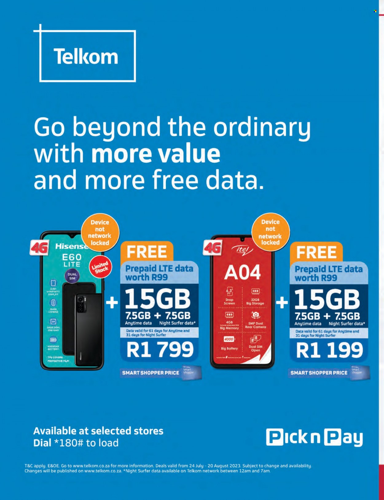 Pick n Pay specials - 24/07/2023 - 20/08/2023. Page 8