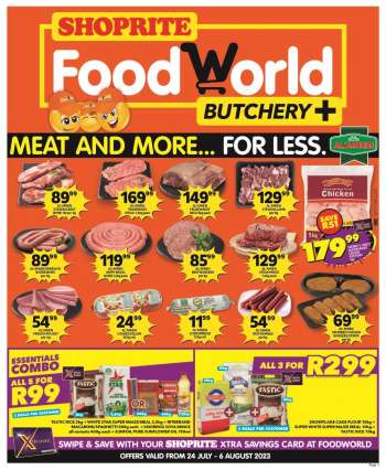 Shoprite catalogue  - 24/07/2023 - 06/08/2023.