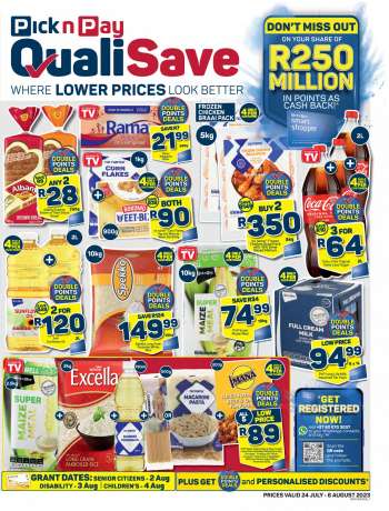 Pick n Pay catalogue  - 24/07/2023 - 06/08/2023.
