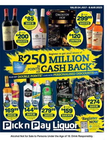 Pick n Pay Hypermarket catalogue  - 24/07/2023 - 06/08/2023.