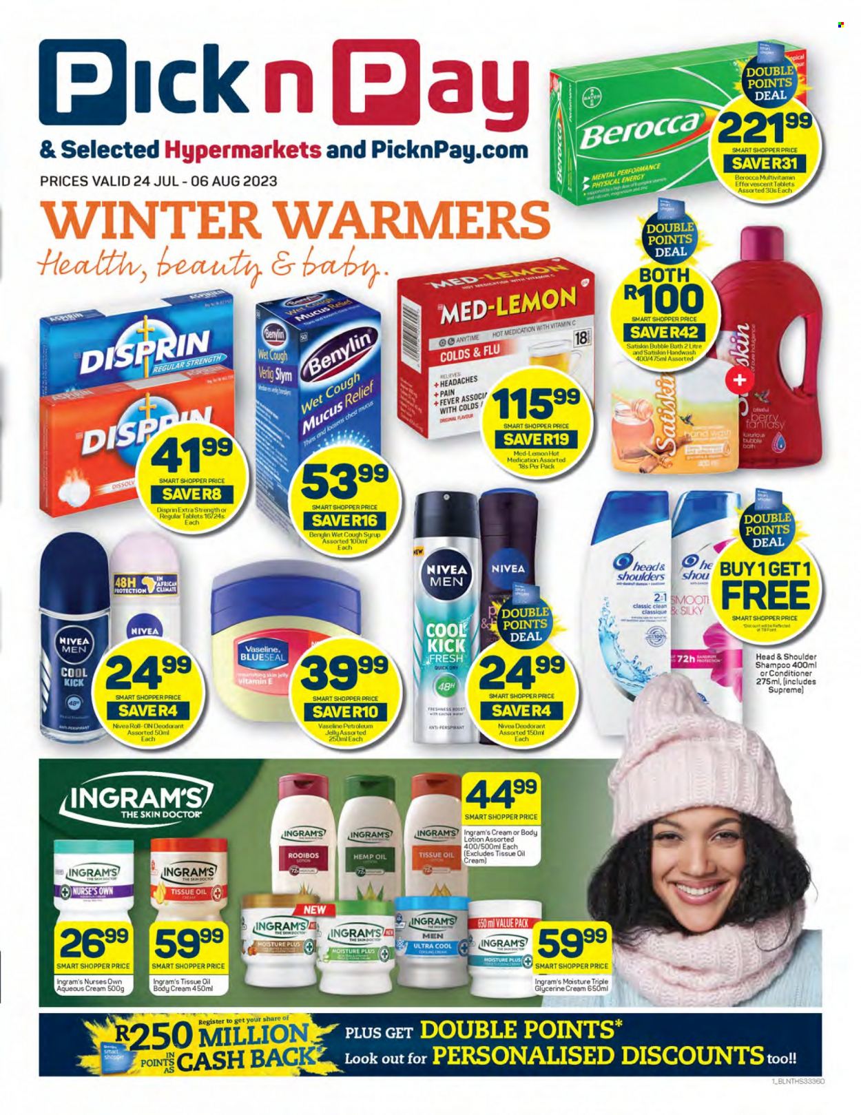 Pick n Pay Hypermarket specials - 24/07/2023 - 06/08/2023. Page 1