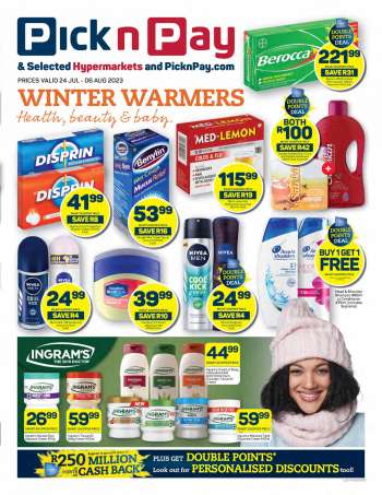 Pick n Pay Hypermarket catalogue  - 24/07/2023 - 06/08/2023.
