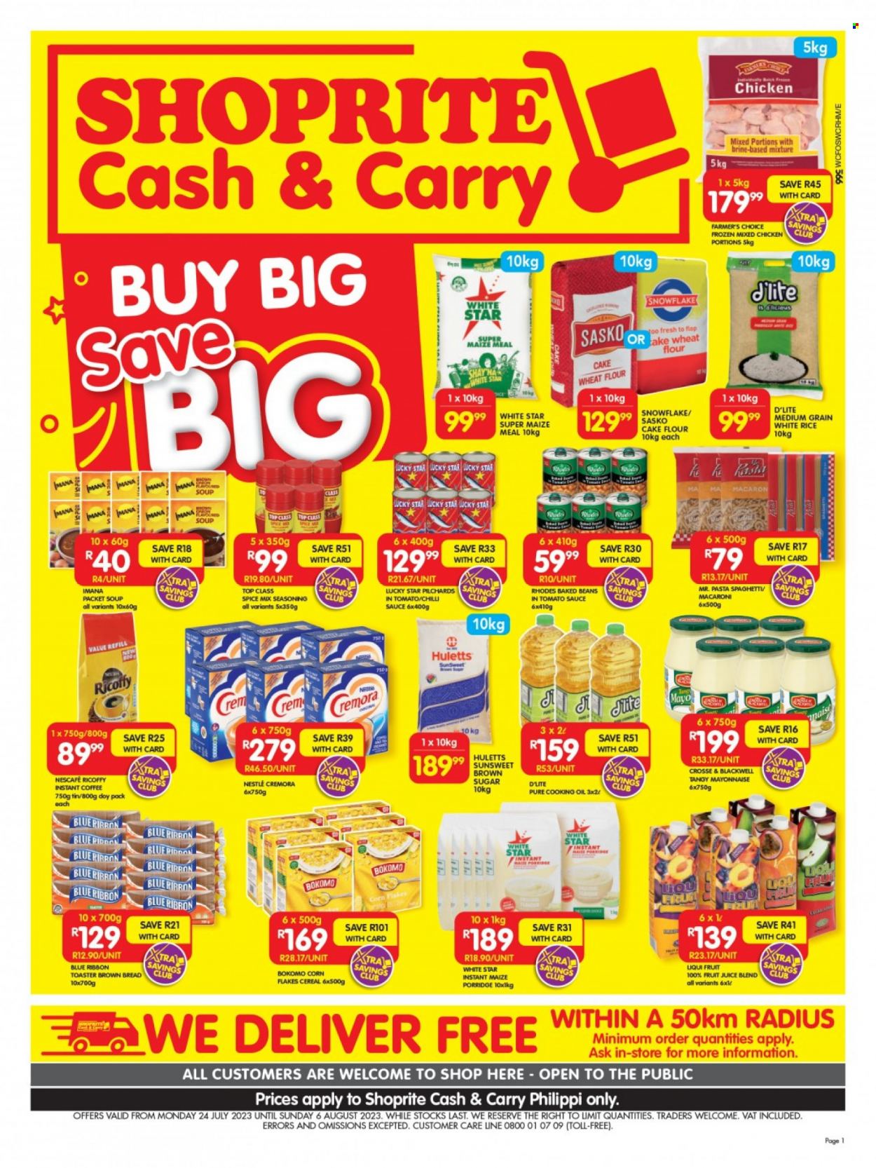 Shoprite specials - 24/07/2023 - 06/08/2023. Page 1
