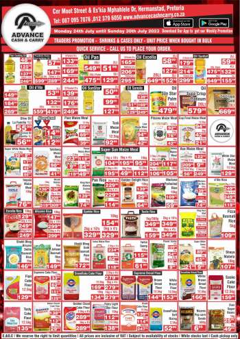 Advance Cash & Carry catalogue  - 24/07/2023 - 30/07/2023.
