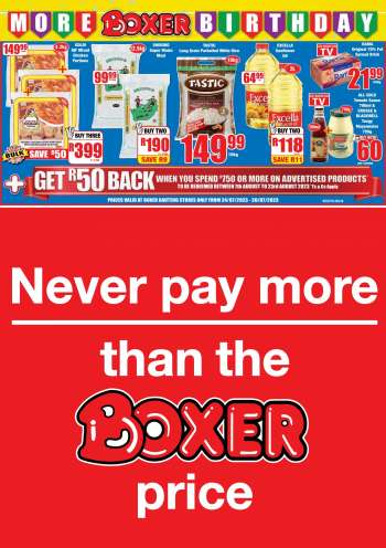Boxer catalogue  - 24/07/2023 - 30/07/2023.