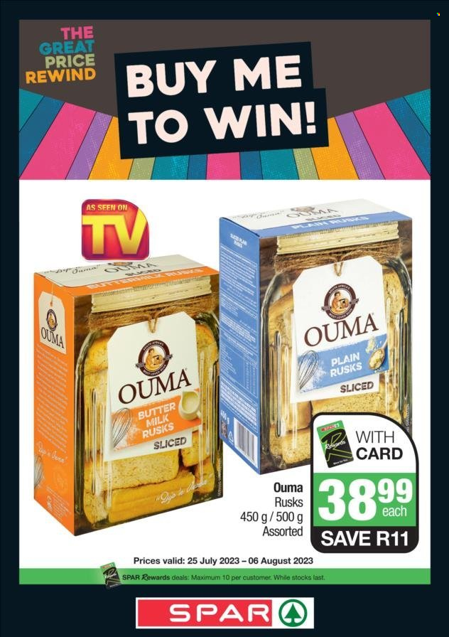 SPAR specials - 25/07/2023 - 06/08/2023. Page 6