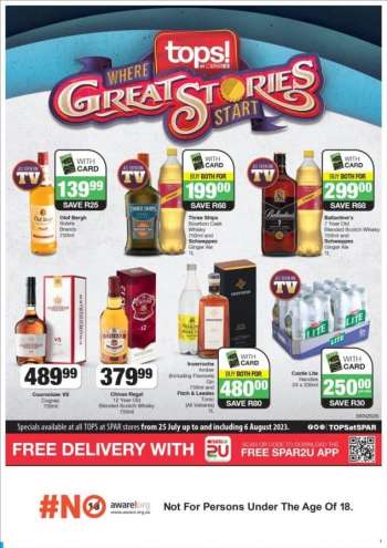 TOPS at SPAR catalogue  - 25/07/2023 - 06/08/2023.