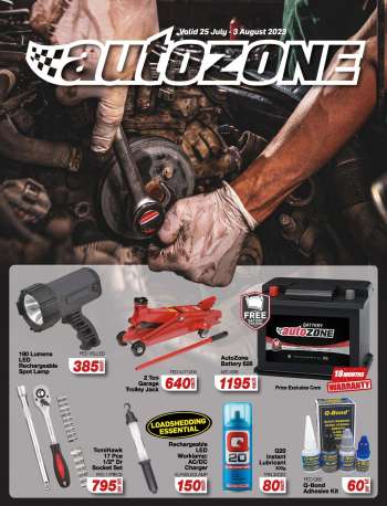 AutoZone catalogue  - 25/07/2023 - 03/08/2023.
