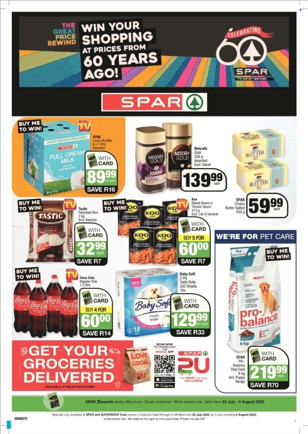 SPAR specials - 25/07/2023 - 06/08/2023. Page 1