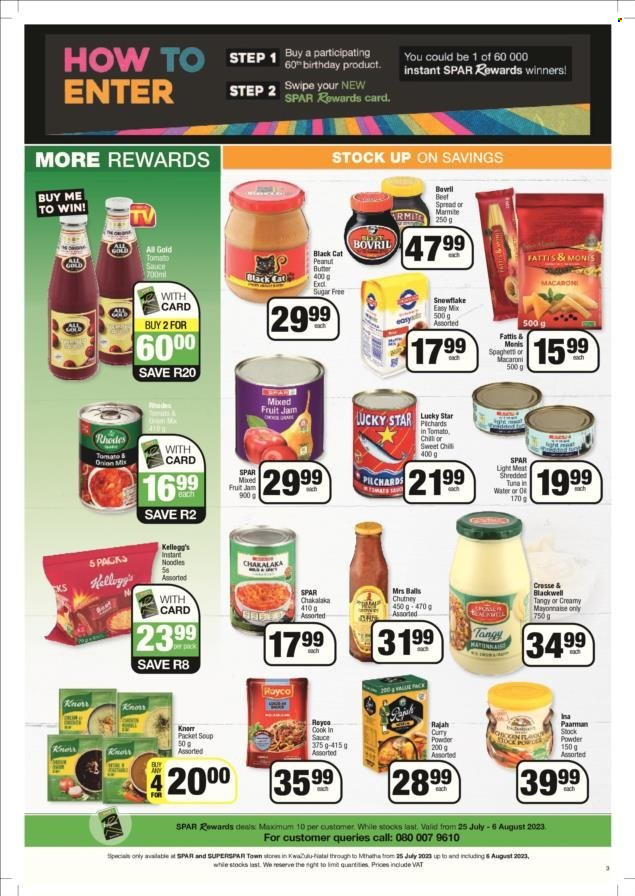 SPAR specials - 25/07/2023 - 06/08/2023. Page 3