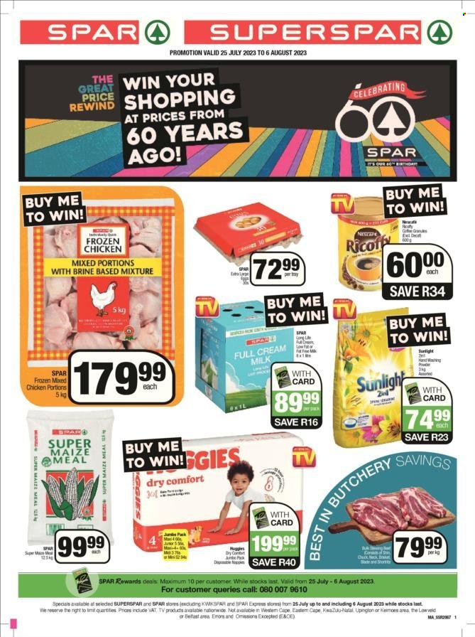 SPAR specials - 25/07/2023 - 06/08/2023. Page 1
