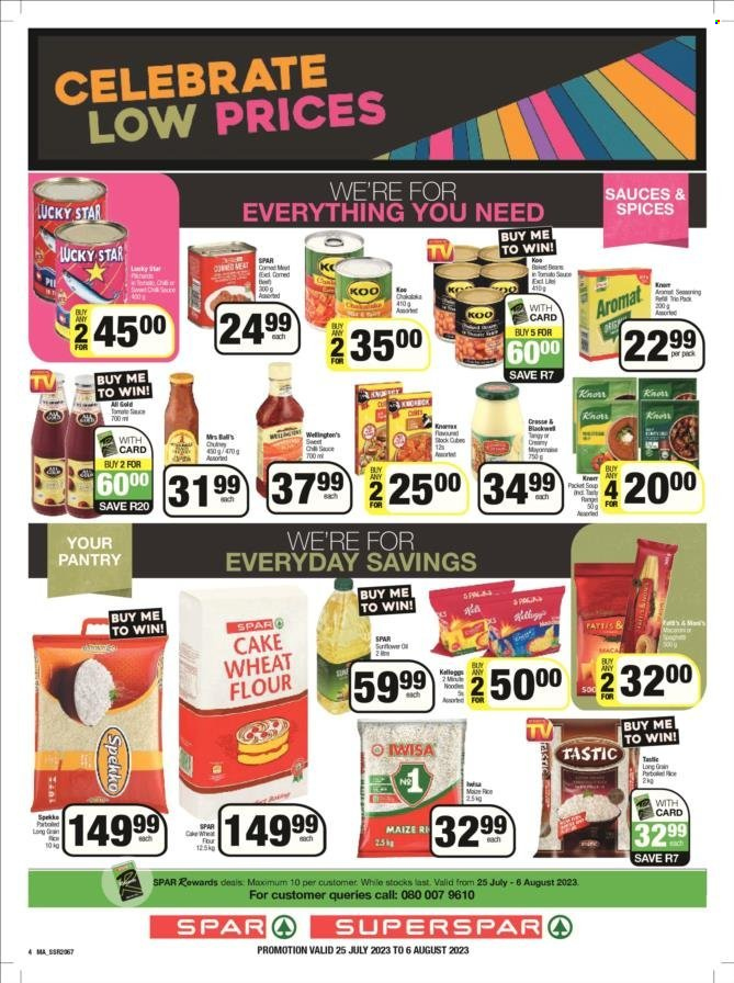 SPAR specials - 25/07/2023 - 06/08/2023. Page 4