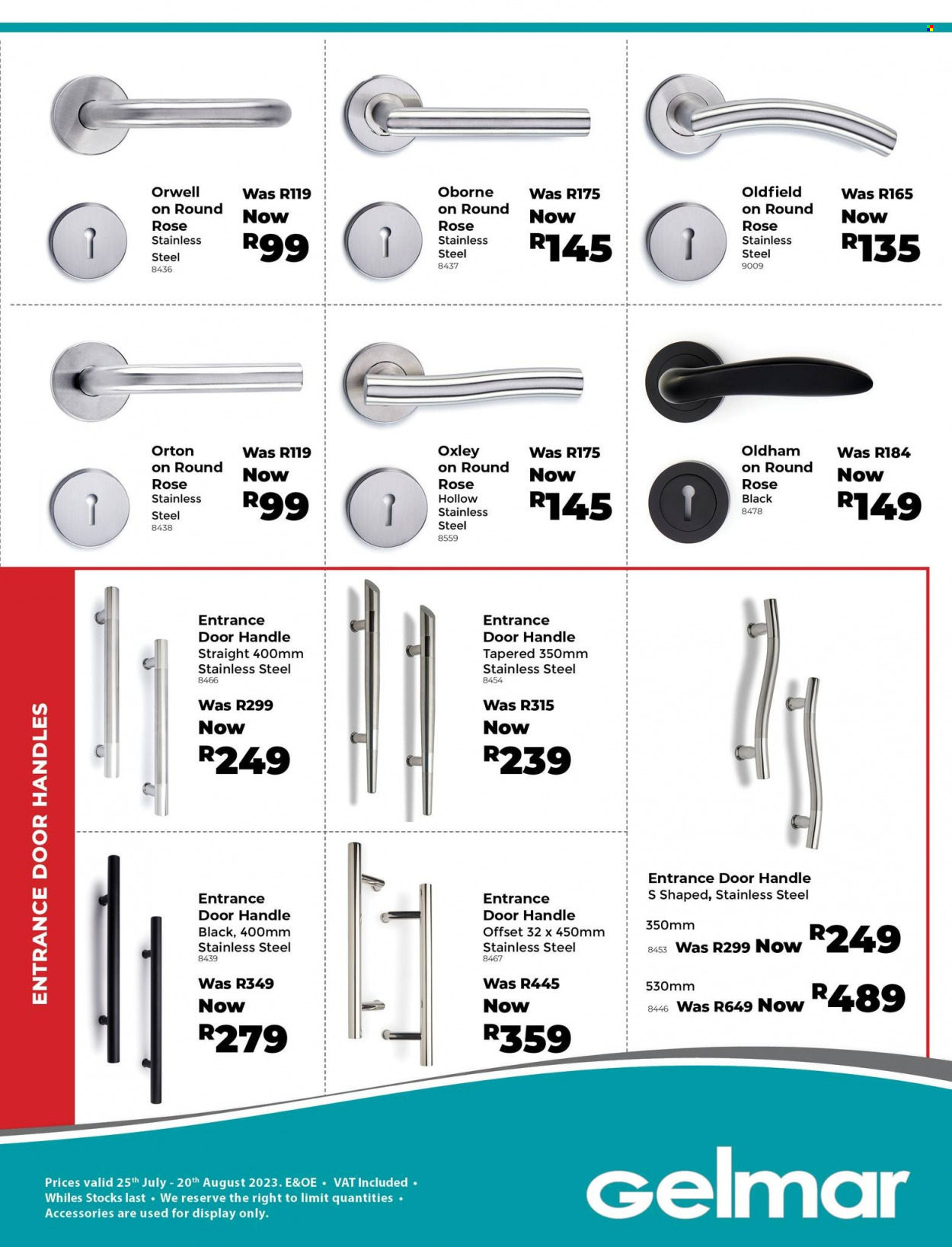 Gelmar specials - 25/07/2023 - 20/08/2023. Page 3