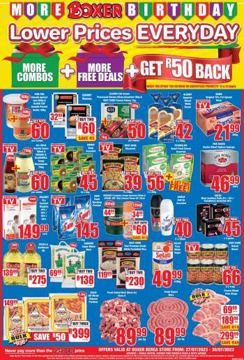 Boxer catalogue  - 27/07/2023 - 30/07/2023.