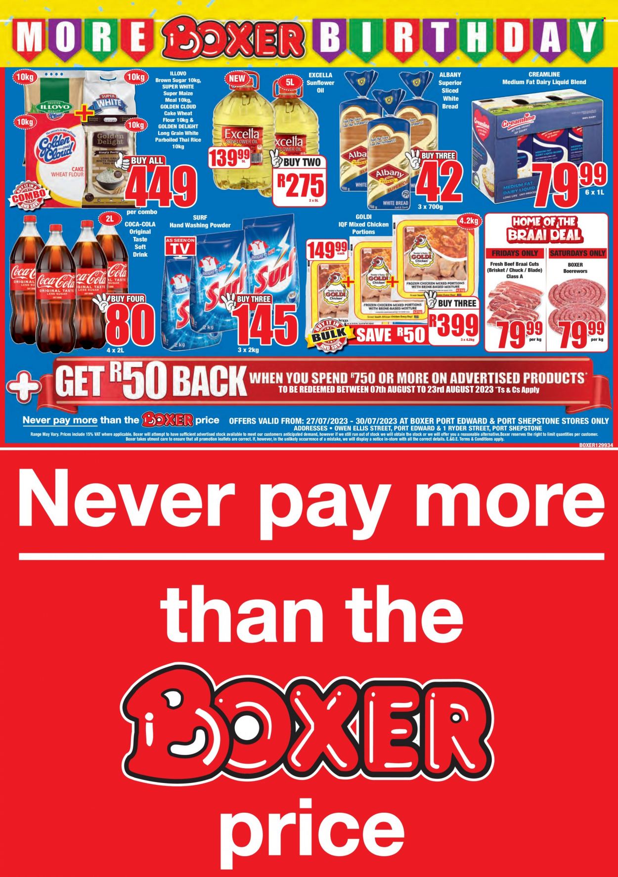 Boxer specials - 27/07/2023 - 30/07/2023. Page 1