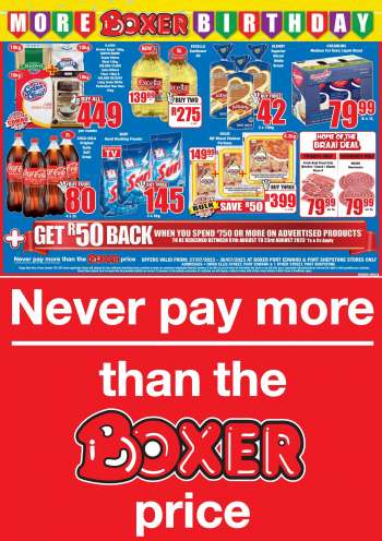 Boxer catalogue  - 27/07/2023 - 30/07/2023.