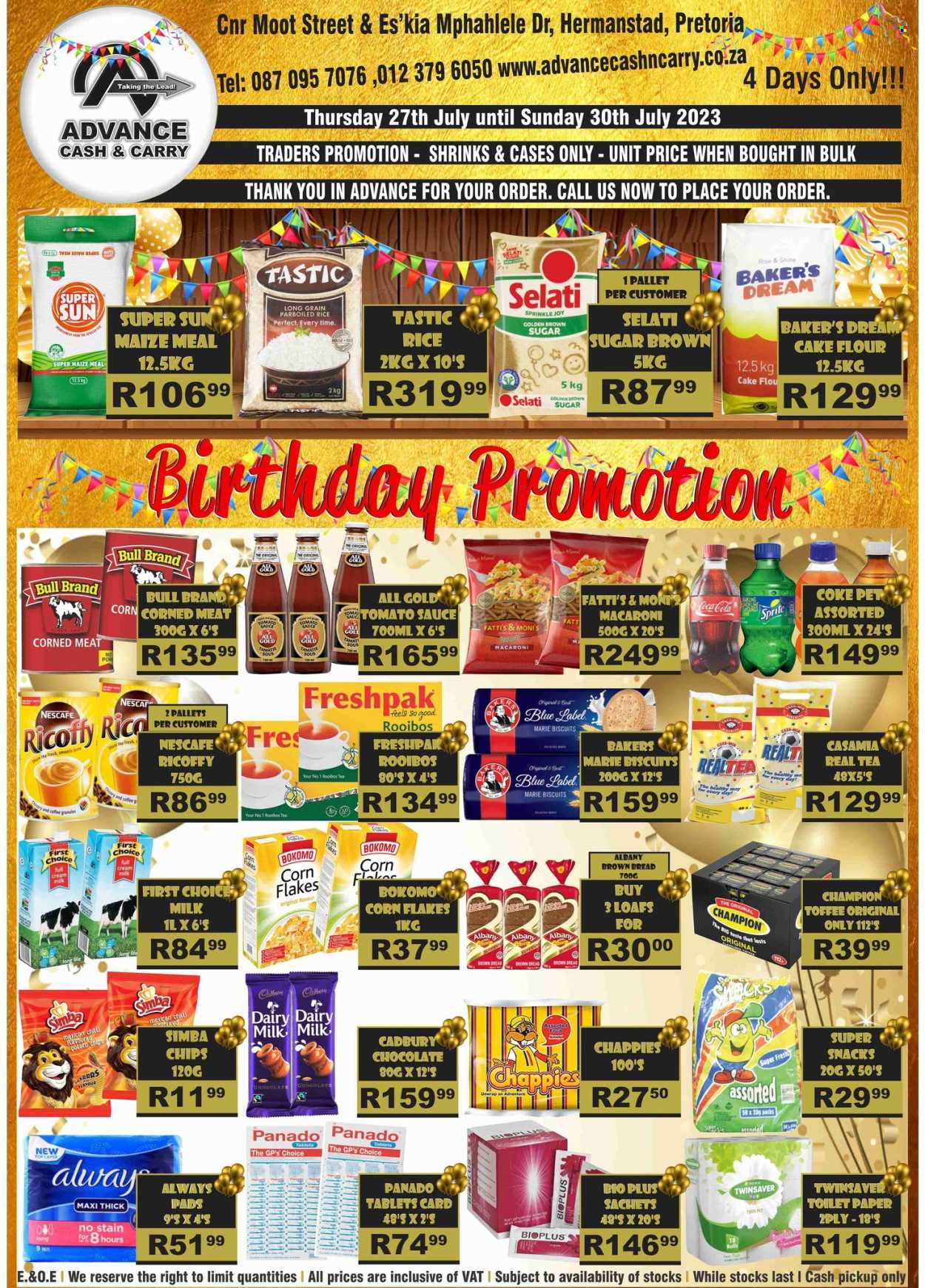 Advance Cash & Carry specials - 27/07/2023 - 30/07/2023. Page 1