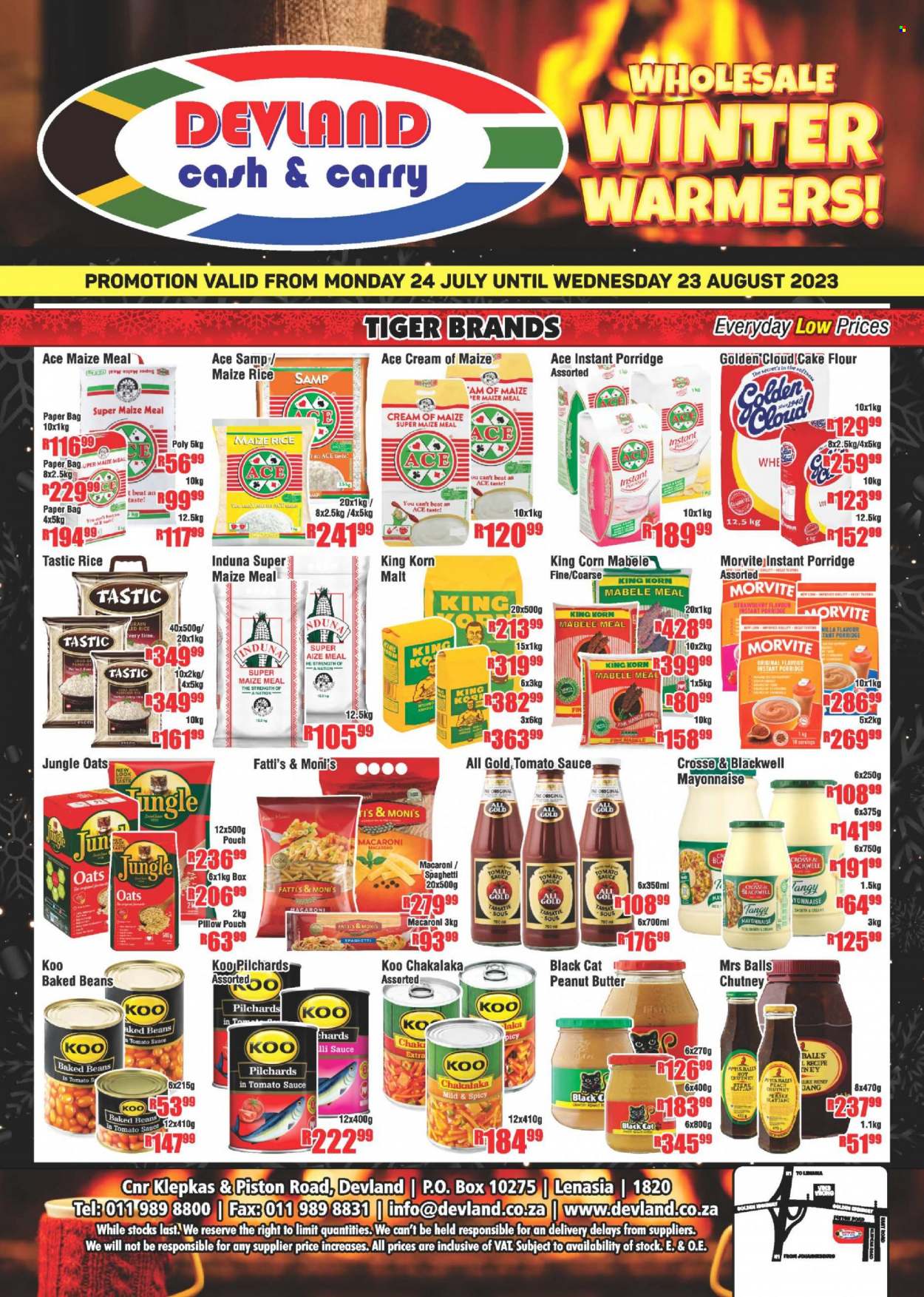 Devland specials - 24/07/2023 - 23/08/2023. Page 1